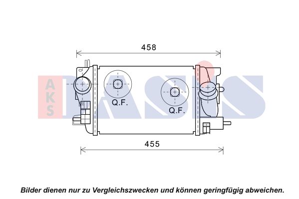 AKS DASIS Kompressoriõhu radiaator 157052N